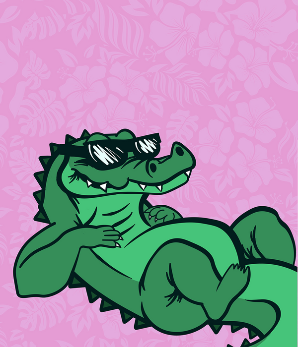 Just Chillin Gator